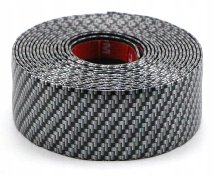 Buza bara de protectie universala 5cm 1m negru de fum pentru tuning