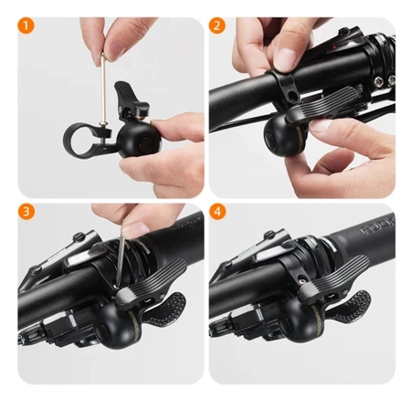 Handlebar rotund biciclete clopot tare