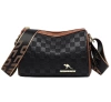 Elegant negru piele femei sac de umăr postbag