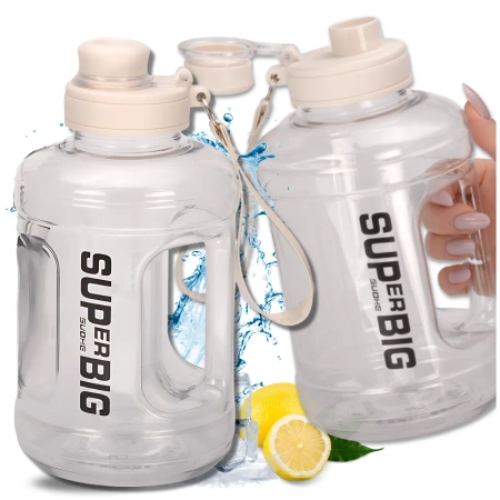 Sticla TRESSARI, sticla sport pentru sala, 1600ml BPA FREE, pentru apa TRITAN
