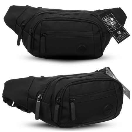 BAD&BAGS Geantă impermeabilă pentru bărbați, haină neagră