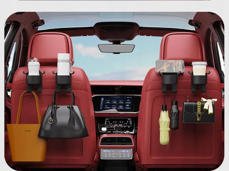 Suport pentru pahare si telefon, organizator geanta pentru pasager auto