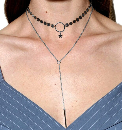 COLAR DELICAT CHOKER CU STEA