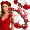 Coroana Rosie Bentita Flori Trandafiri Stil Boho