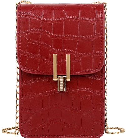 Lant de poseta din piele pentru portofel de telefon