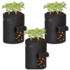 Set saci mare de 3 saci ghiveci pentru plantare legume 35x30 cm