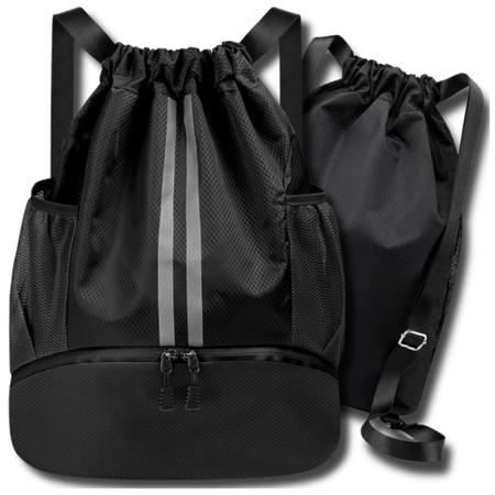 Rucsac negru sport pentru antrenament gimnastica