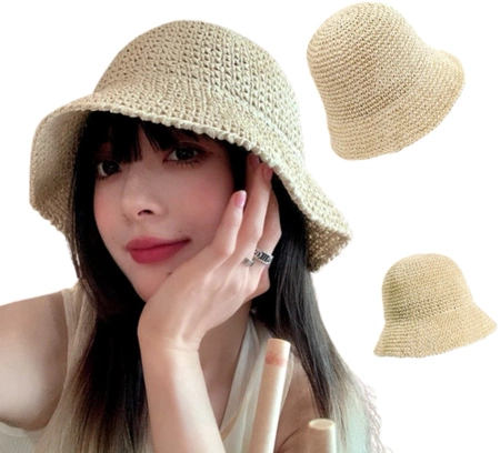 PĂLĂRIE DE PESCUIT CU GALEȚĂ Pălărie de plajă pentru femei