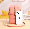 Geanta messenger roz, clutch