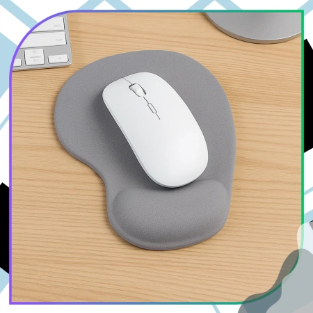 Suport ergonomic pentru încheietura mâinii, gri, antiderapant