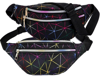 Geantă geometrică pentru șold, reflectorizantă