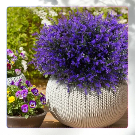 Flori artificiale violet 12buc lavandă buchet decorativ