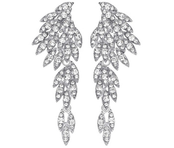 Cercei din argint pentru nunta, petrecere, ZIRCONIA, cristale pentru nunta