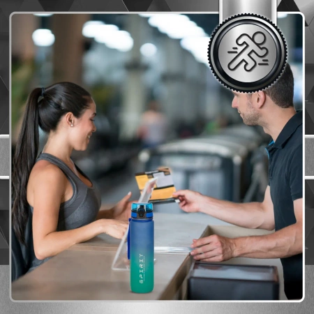 TRESSARI PC BPA Free running sticla 1000ml Sticla de apa sport