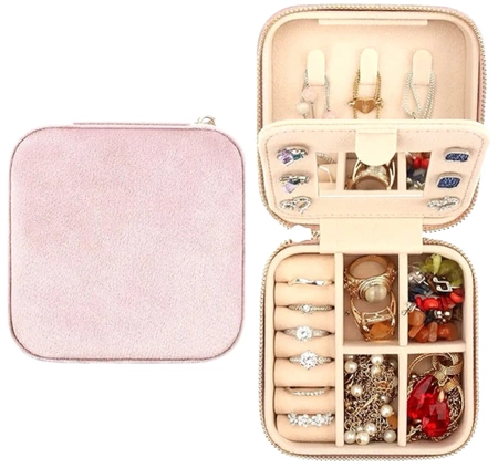 Organizator cutie de bijuterii cu oglinda, cutie si cutie
