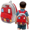 Rucsac de pluș pentru copii, pentru preșcolari, cu fermoar GUARD