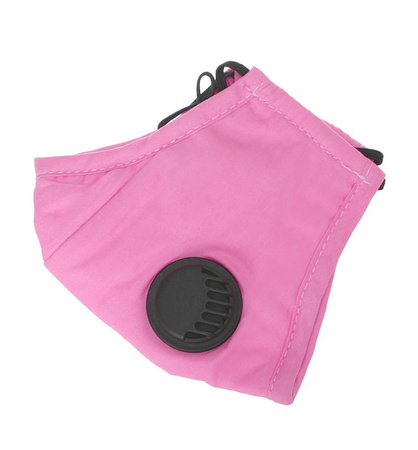 Mască roz din bumbac pentru copii