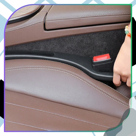 Insert flexibil pentru fanta dintre scaune, organizator pentru accesorii auto, 2 buc.