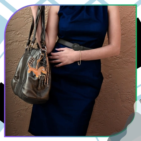 Breloc pentru chei, geantă, breloc, pandantiv, ciocolată, teckel maro