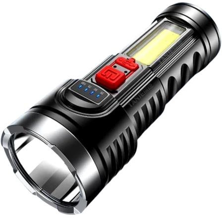 Lanternă tactică militară, puternică, reîncărcabilă prin USB