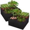Set saci mare de 2 saci ghiveci pentru plantare legume 60x60x30 cm