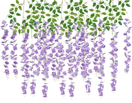 12 buc. glicine glicine pentru ghirlande de flori suspendate