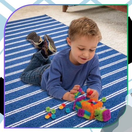 Set mare de capace creative Kolcki cu velcro colorat, 600 buc.