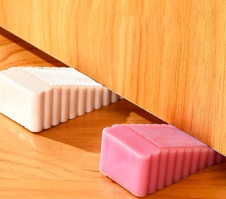 Încuietoare din plastic pentru opritorul ușii Negru