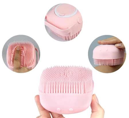 Gel de gel din silicon cu dozator, roz