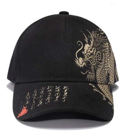 Şapcă de baseball dragon chinezesc pentru bărbaţi