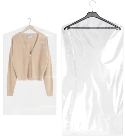 Set 2 piese huse haine, organizator dulap impermeabil