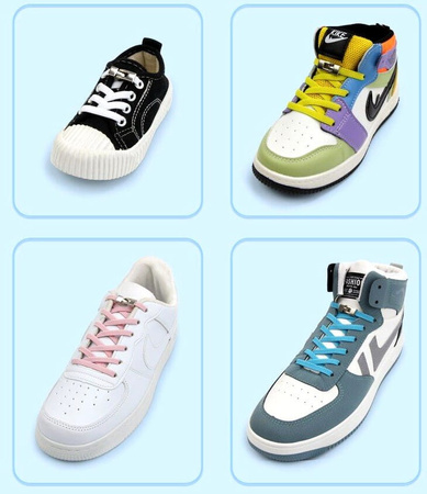 Sireturi fara cravate, elastic, carlig de cauciuc