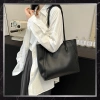 BAD&BAGS geanta shopper din piele de dama clasica neagra