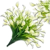 Flori artificiale crini albi decor buchet calla 5buc