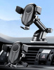 Suport telescopic auto pentru telefon, negru