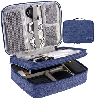 Organizator de călătorie pentru cabluri de încărcare și geantă