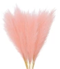Stuf artificial pampas grass decorative 10pcs roz