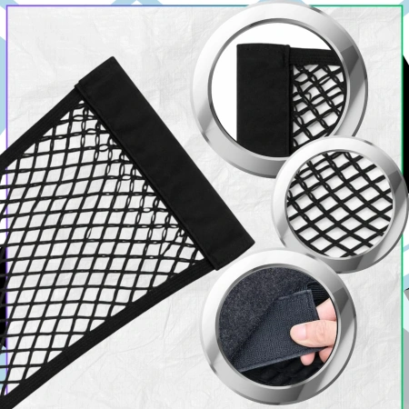 Plasă portbagaj auto 40x25cm cu velcro elastic 2 buc