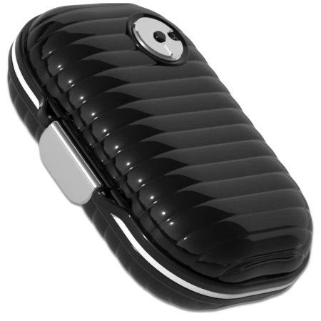 Cutie, geantă, organizator pentru medicamente, 7 zile, negru elegant