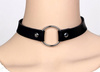 Colier cu guler de guler de piele punk