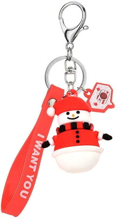 Omul de zapada de Craciun Breloc Olaf pentru chei de poseta