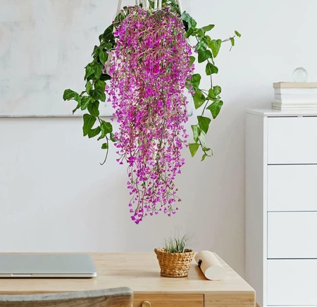 Hanging flori decorative artificiale salcie 2pc buchet alpinist