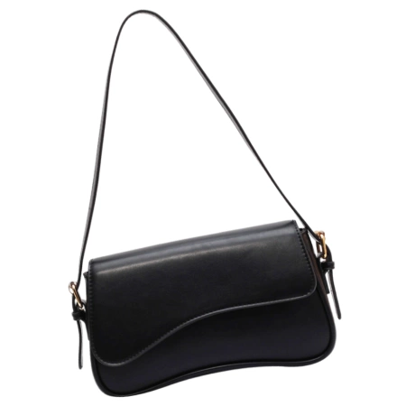 BAD&BAGS geanta de dama piele neagra mica eleganta