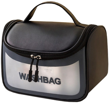 Geanta pentru cosmetice agatatoare impermeabila, mare, transparenta