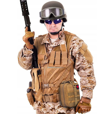 Trusa de prim ajutor MOLLE husă militară tactică de urgență