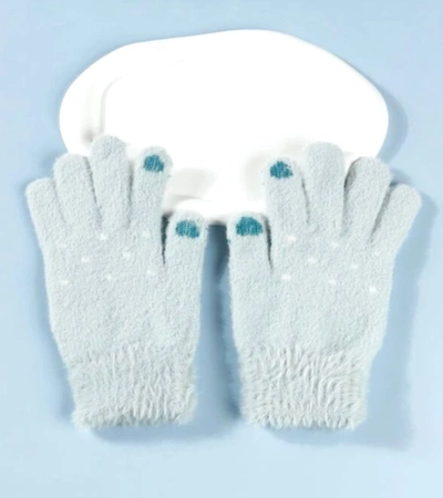 Mănuși calde de iarnă pentru femei, brodate cu model de Crăciun