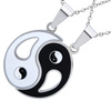Colier Prietenie Oțel chirurgical Yin Yang BEST FRIENDS