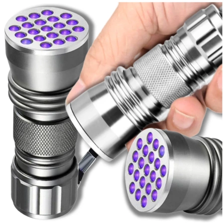 Mini detector de lanternă UV Detector de aluminiu ultraviolete