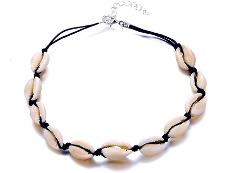 SHELLS SEA SHELL CHOKER colier
