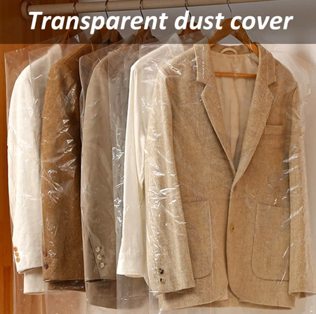 Set 2 piese huse haine, organizator dulap impermeabil